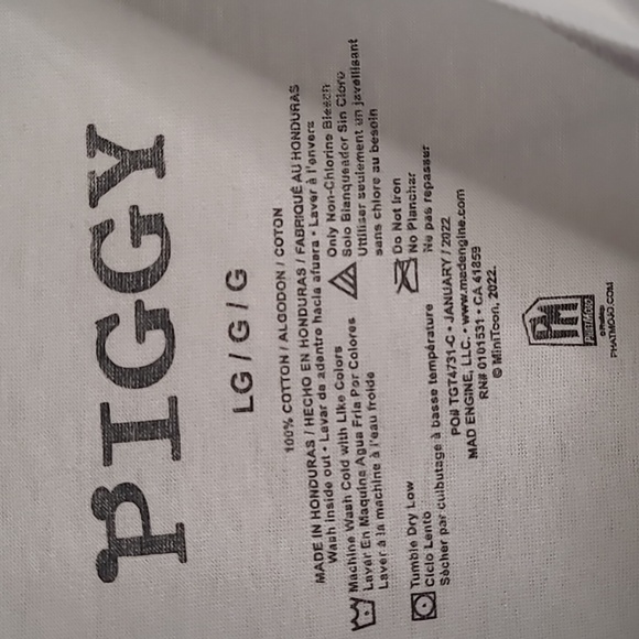 New with tags! Roblox Piggy Has Awoken kids Large Tshirt - Picture 2 of 3